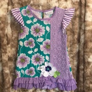 Emily Rose girls size 8, 2 pieces, shirt and pants